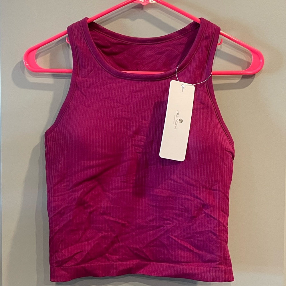 CRZ YOGA Deep Magenta Top